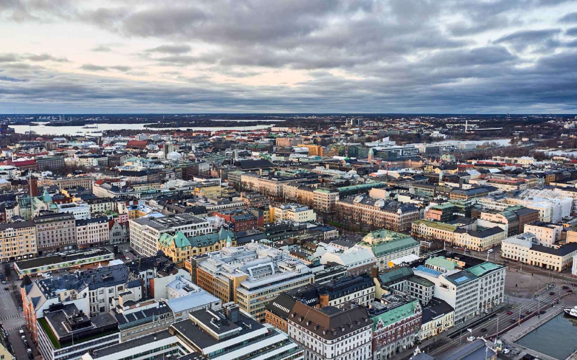 Ilmakuva Helsingistä